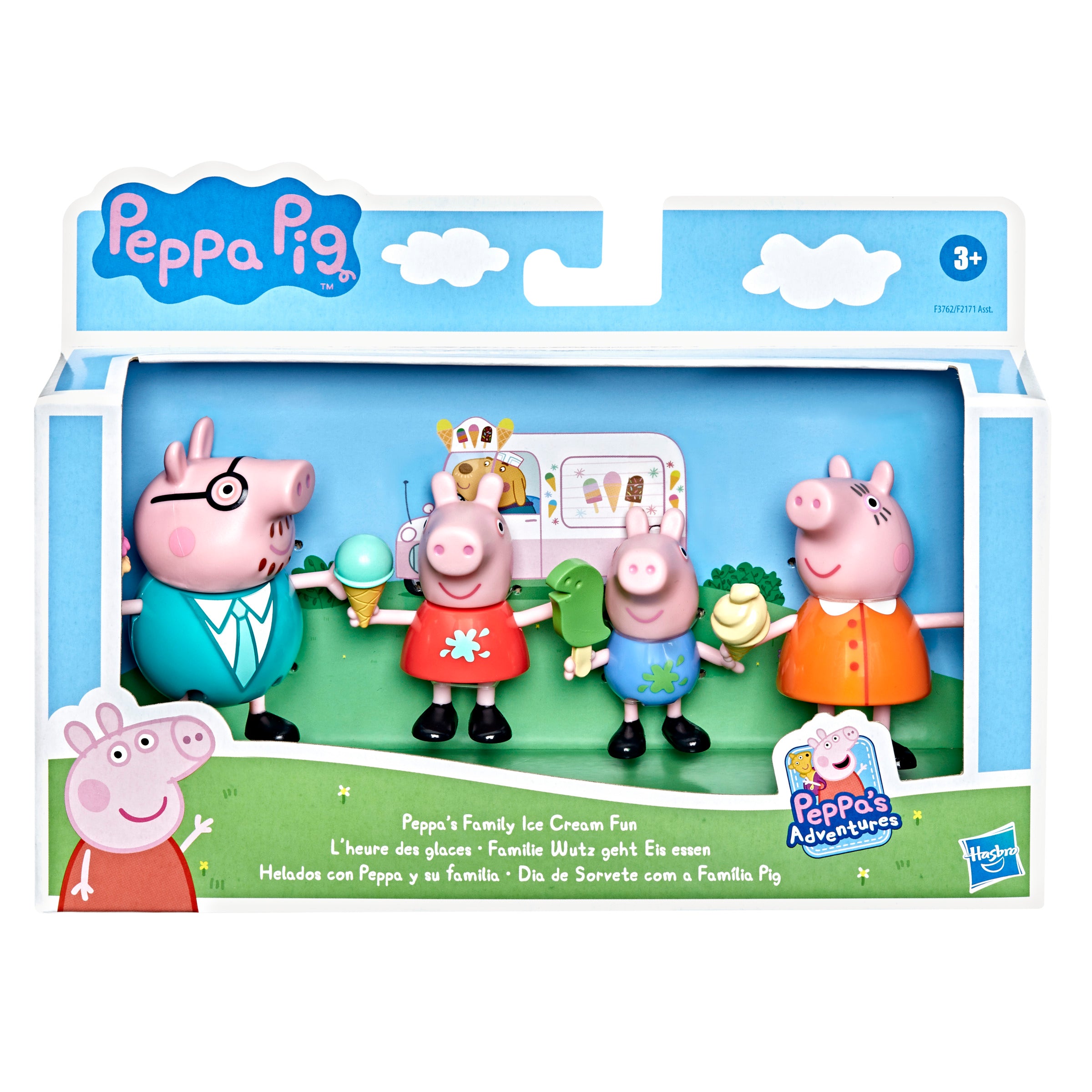 Peppa Pig Y Su Familia Set Con 4 Figuras originales