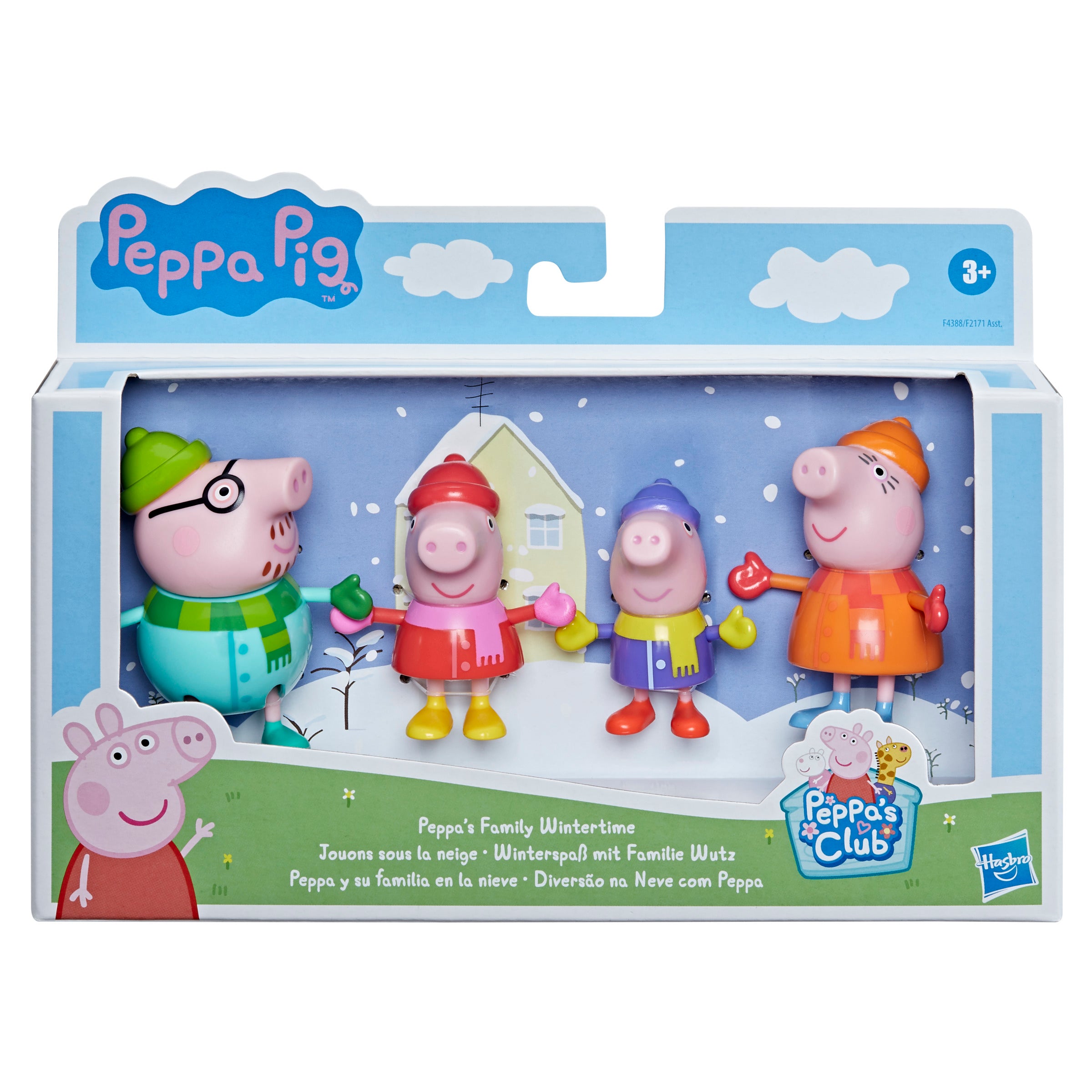 Peppa Pig Y Su Familia Set Con 4 Figuras originales