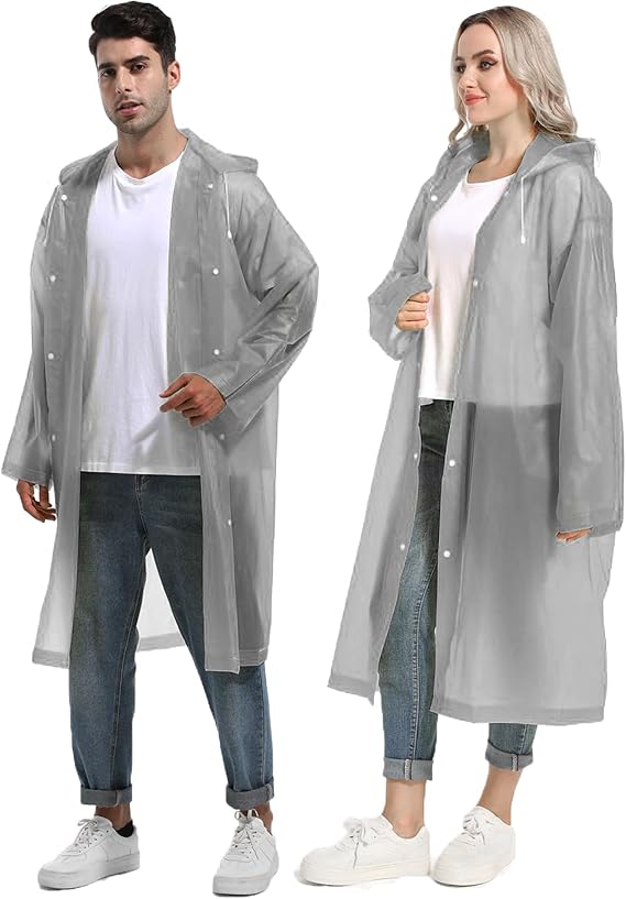 Ponchos De Lluvia Impermeables Y Fuertes pack x2