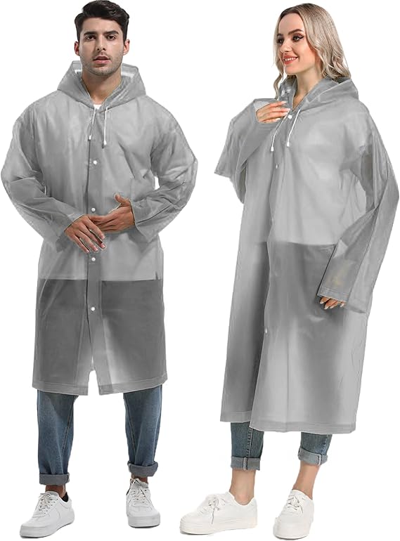 Ponchos De Lluvia Impermeables Y Fuertes pack x2