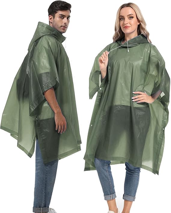 Ponchos De Lluvia Impermeables Y Fuertes pack x2
