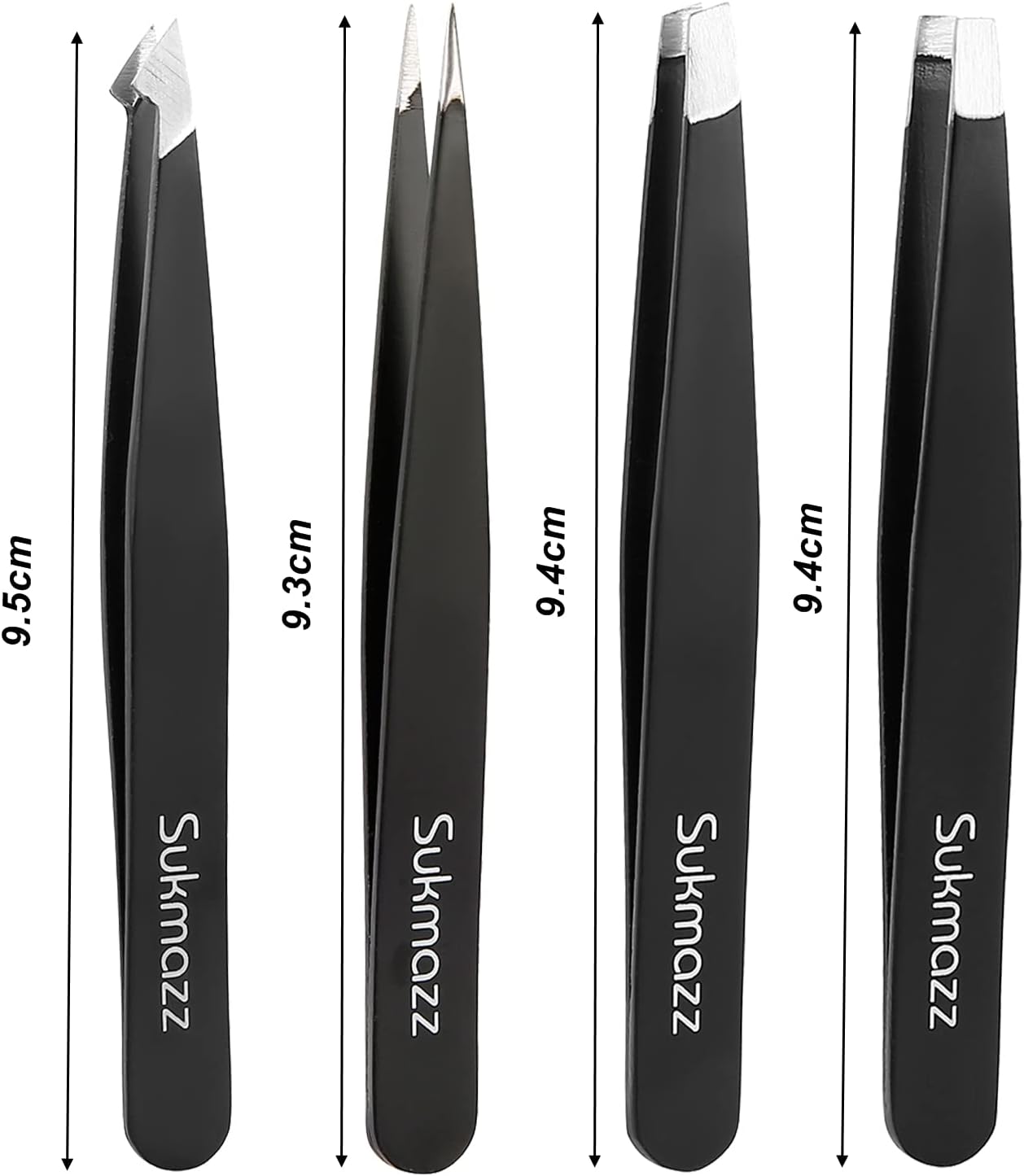 Pinzas Profesionales Para Cejas X4 Depilación