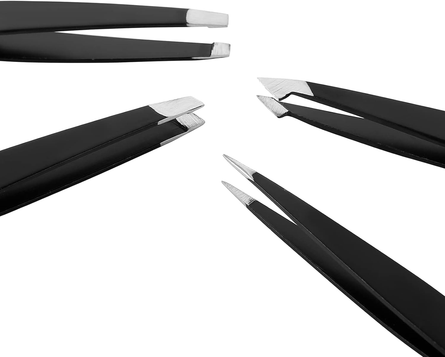 Pinzas Profesionales Para Cejas X4 Depilación