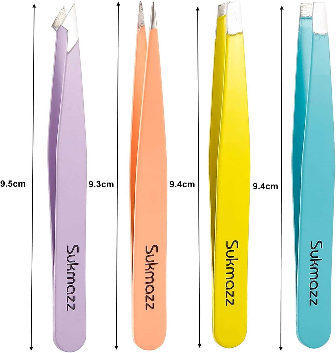 Pinzas Profesionales Para Cejas X4 Depilación
