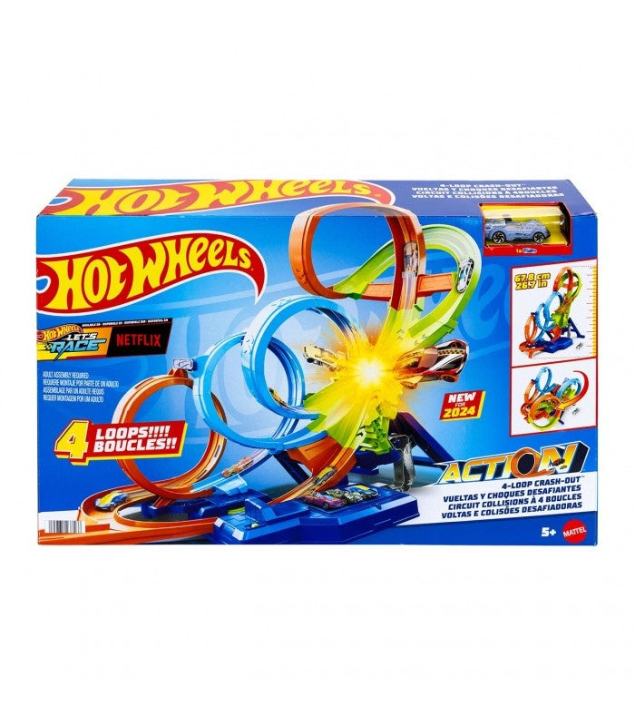 Hot Wheels Action Vueltas Y Choques Desafiantes