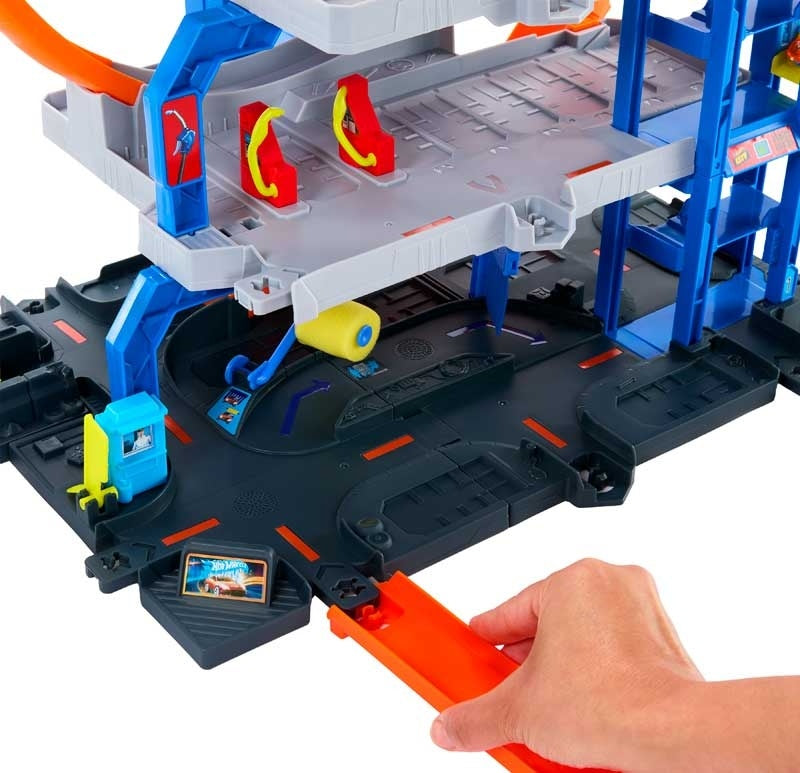 Pista Hot Wheels City Mega Loop Garage Original