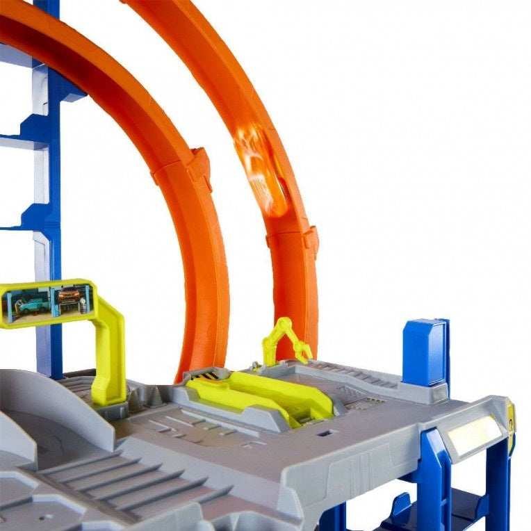 Pista Hot Wheels City Mega Loop Garage Original