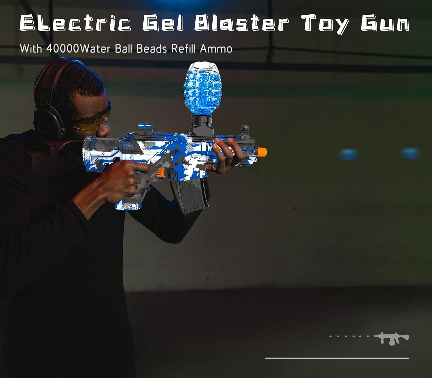 Pistola Hydrogel Usb Mas D 40000 Cargas Y Gafas