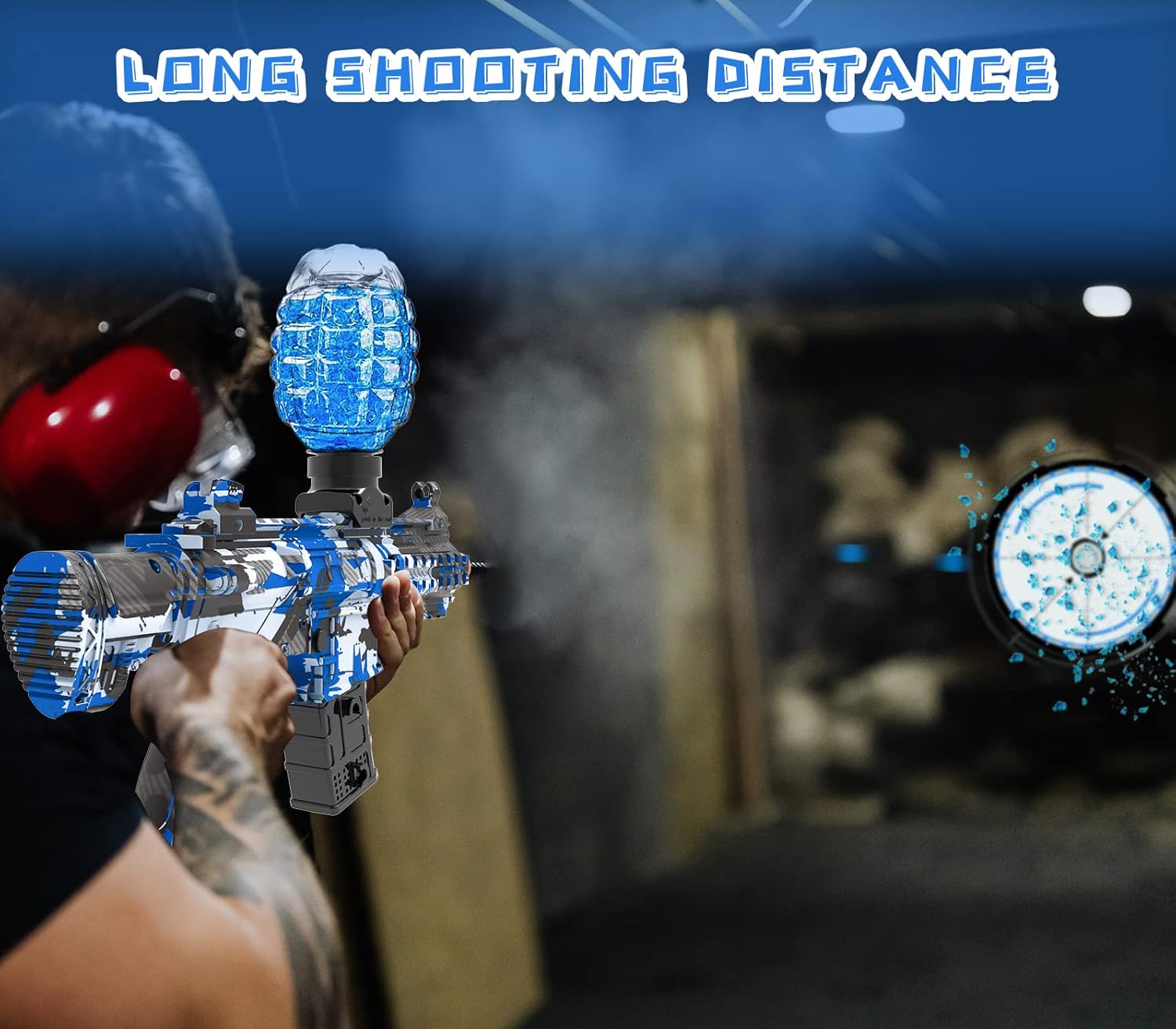 Pistola Hydrogel Usb Mas D 40000 Cargas Y Gafas