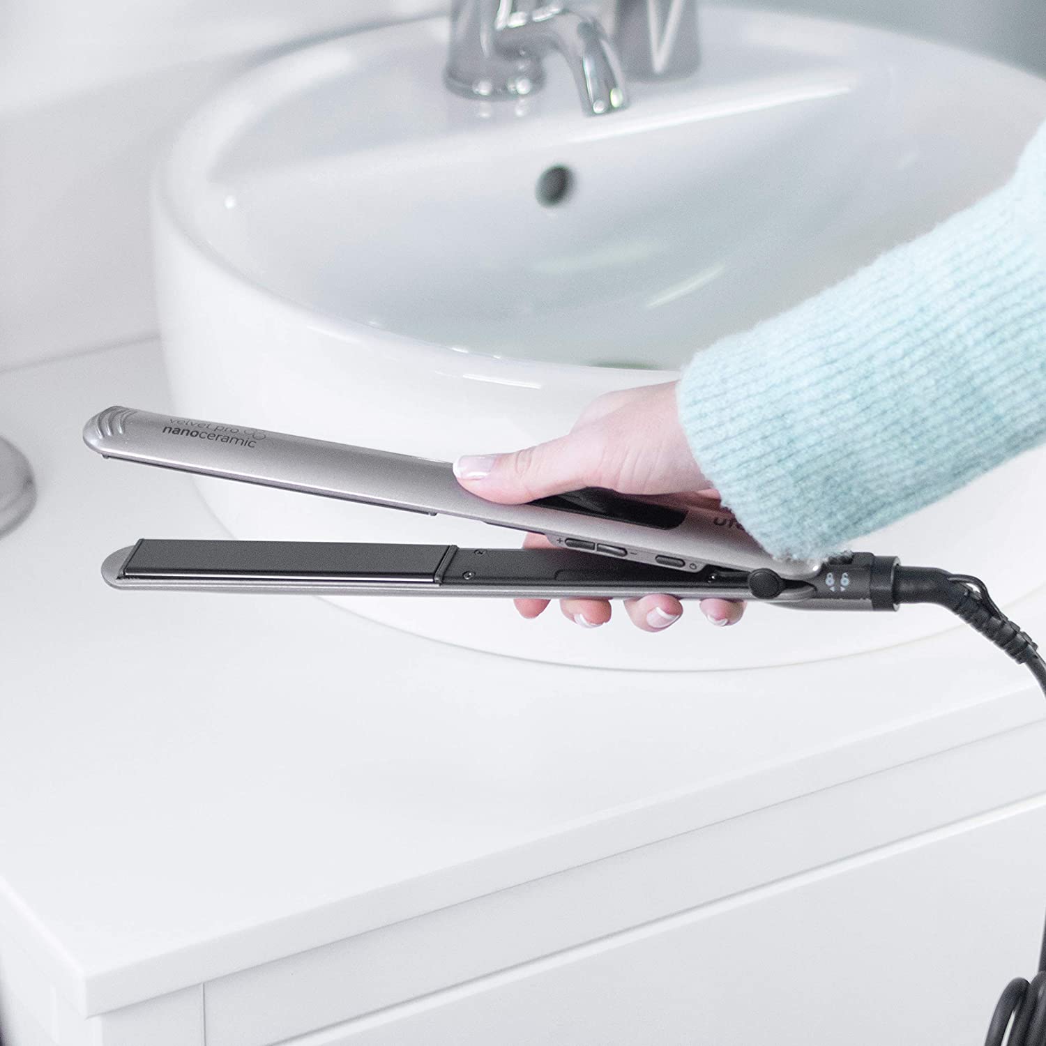 Plancha De Pelo Nanocerámica Doble Función