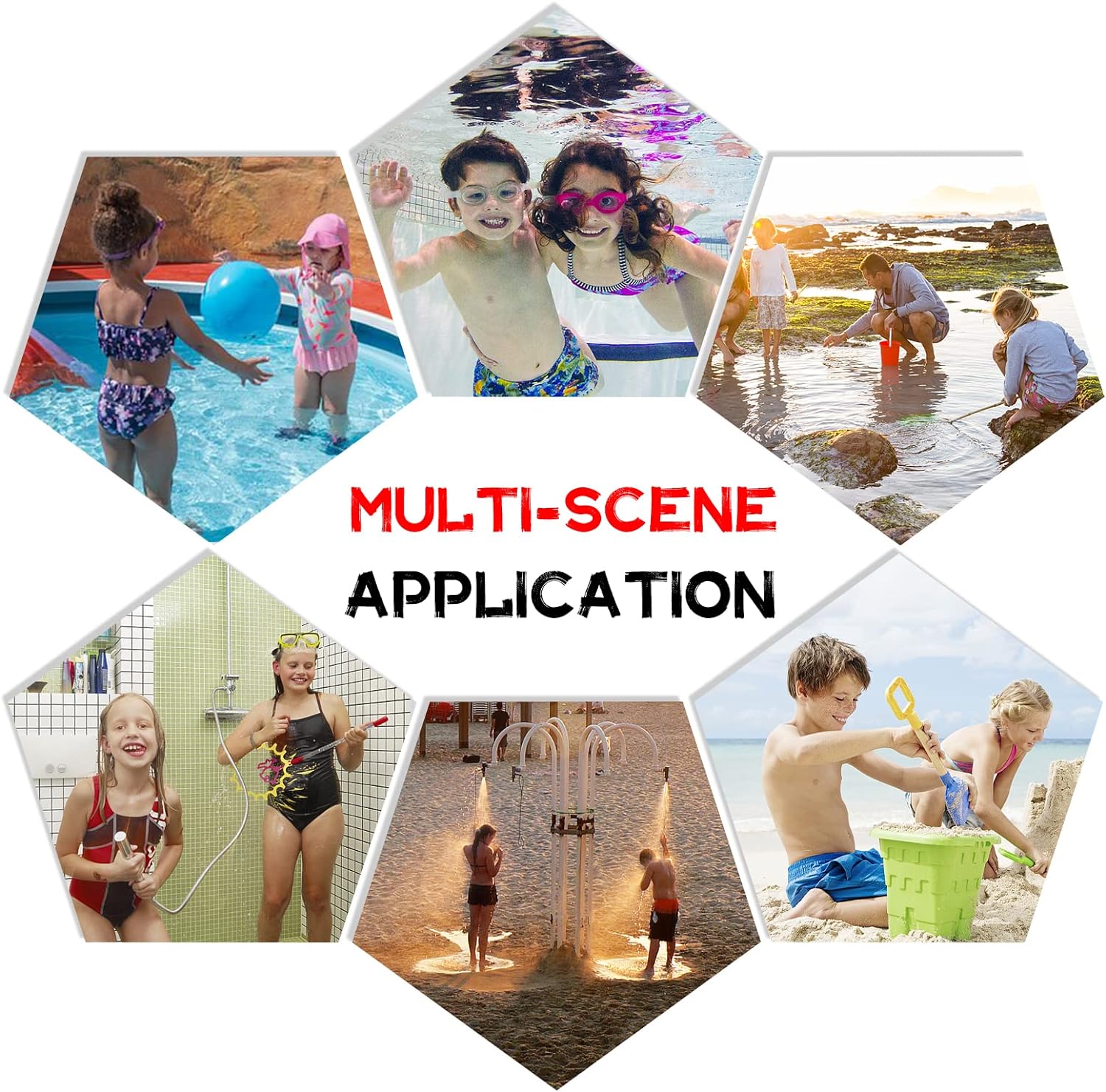 Poncho Surf Microfibra Playa Natación Infantil