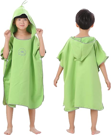 Poncho Surf Microfibra Playa Natación Infantil