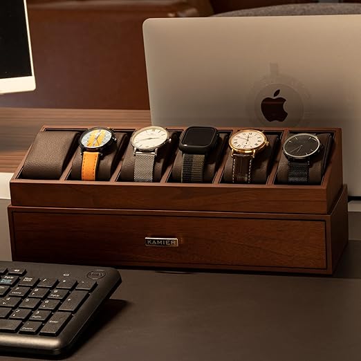 Caja Organizadora De Relojes Para Hombres
