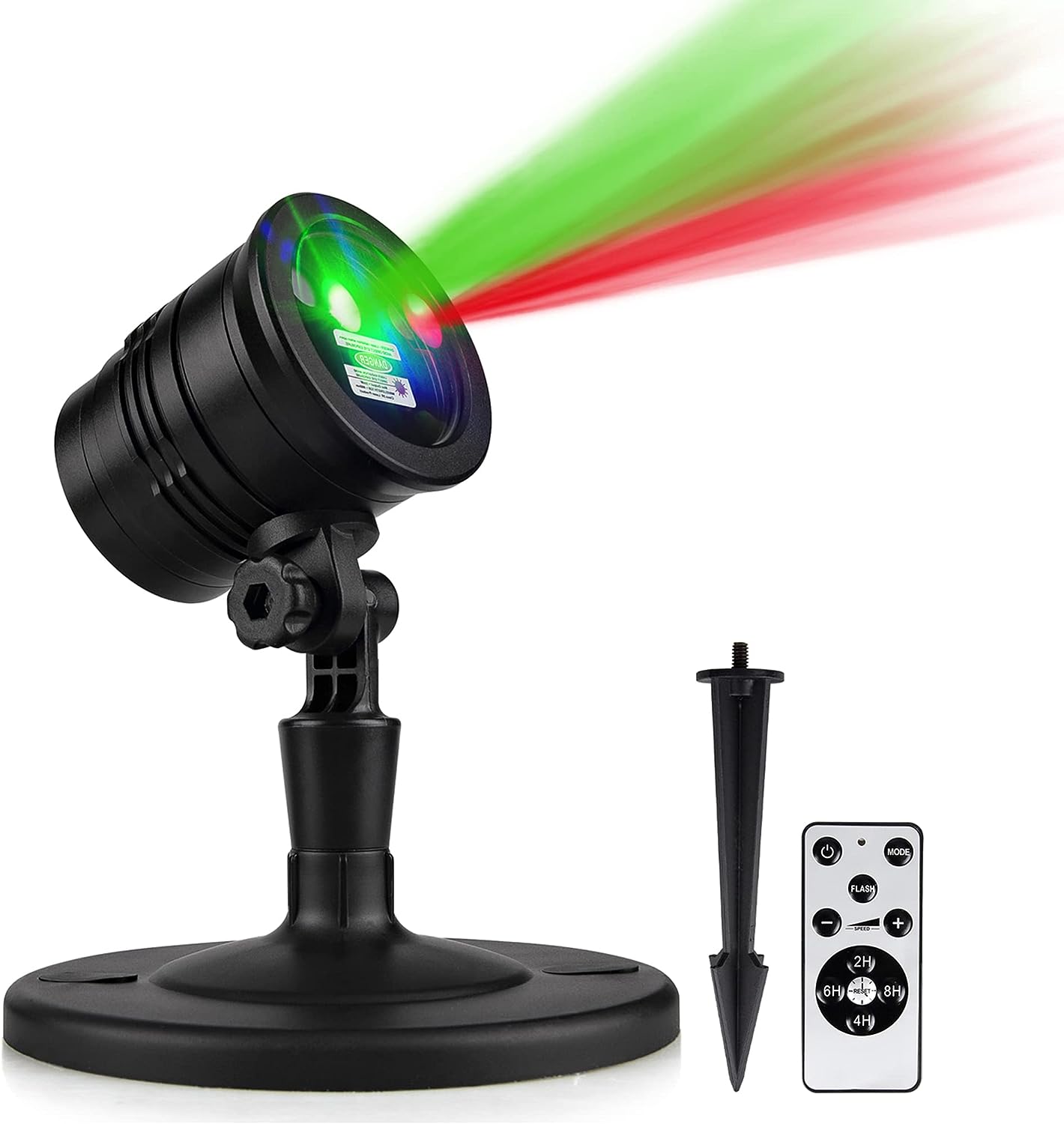 Luces Láser Led Navidad Impermeable Con Control