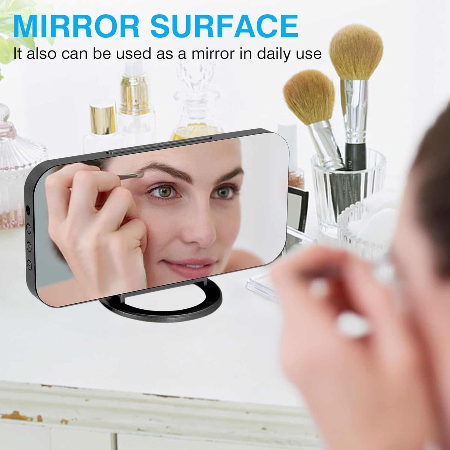 Reloj Digital Pantalla Grande Led Y Puertos Usb