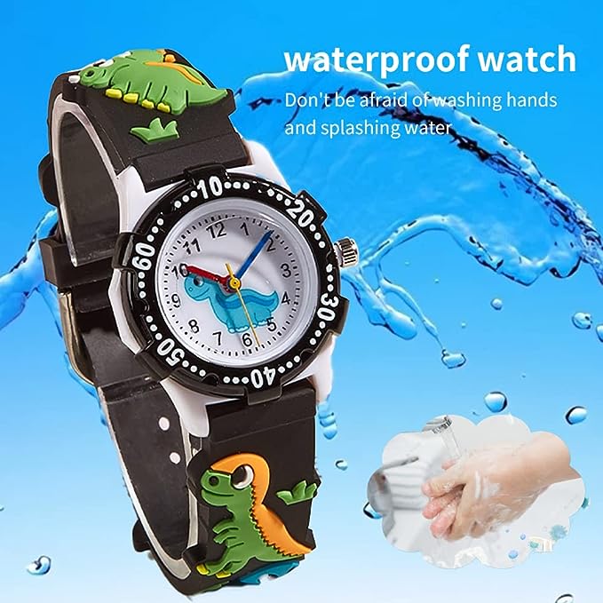 Relojes Dinosaurios 3d Impermeable