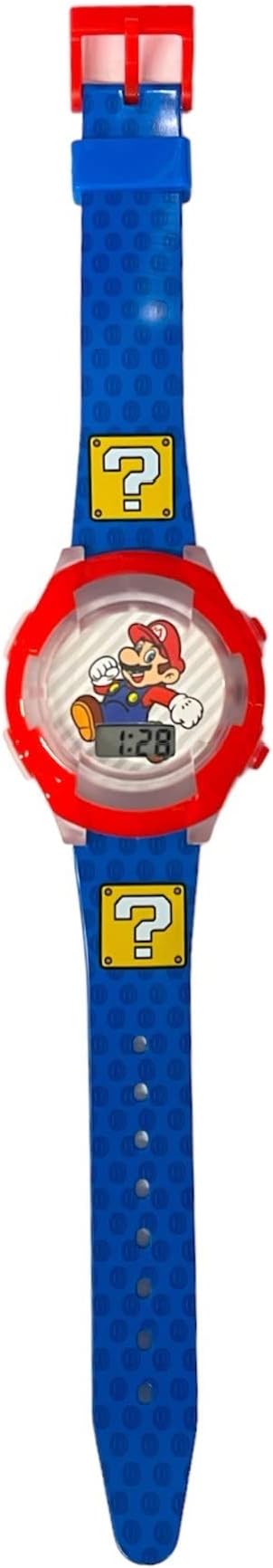 Reloj Digital Pulsera Con Luz Super Mario