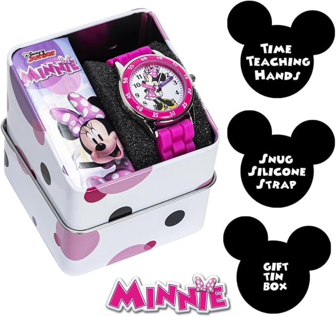 Reloj Minnie y Mickey Mouse