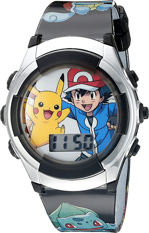 Reloj Diseño Pokemon Digital Con Pantalla Lcd
