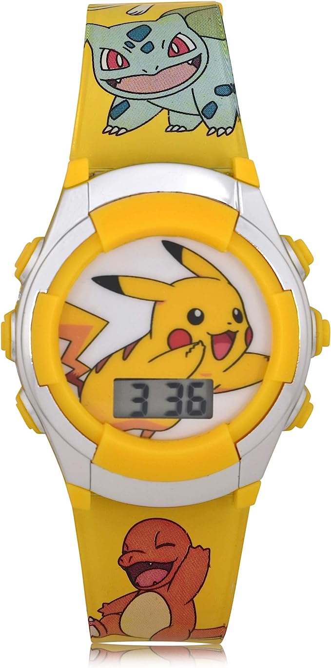 Reloj Diseño Pokemon Digital Con Pantalla Lcd