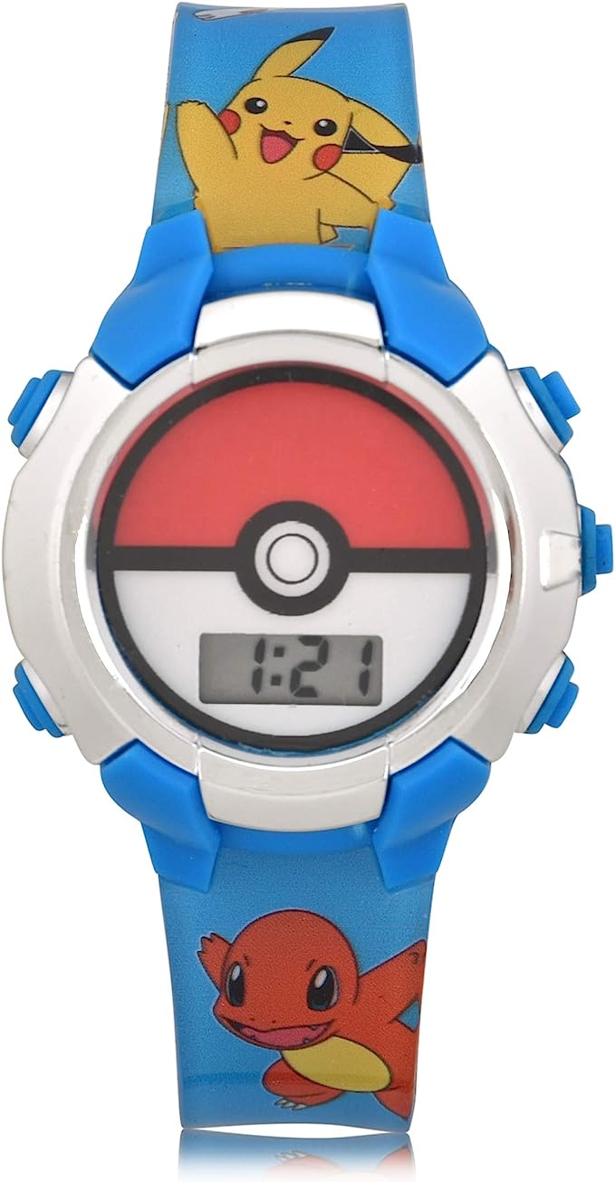 Reloj Diseño Pokemon Digital Con Pantalla Lcd