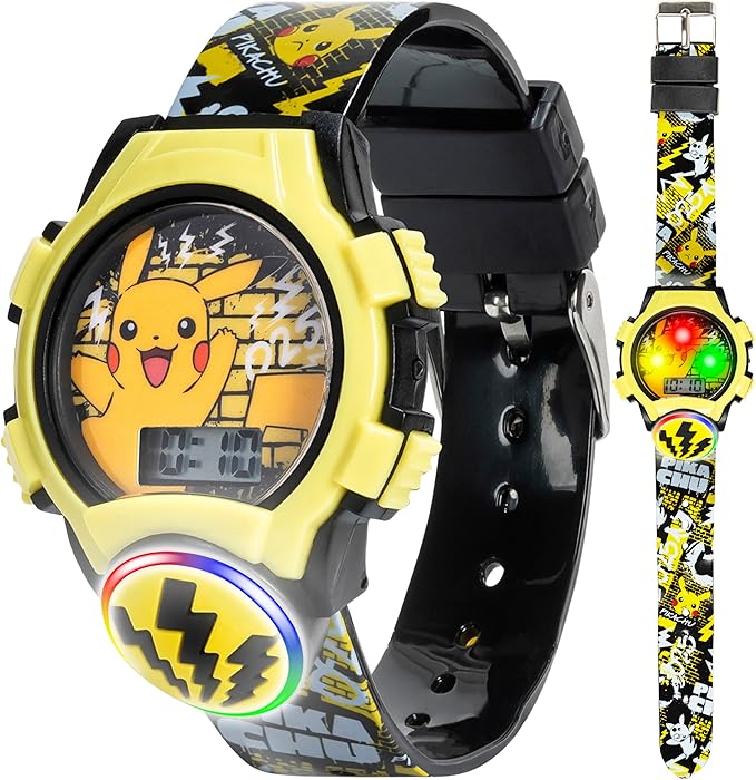Reloj Pokemon Digital Lcd Luces Intermitentes
