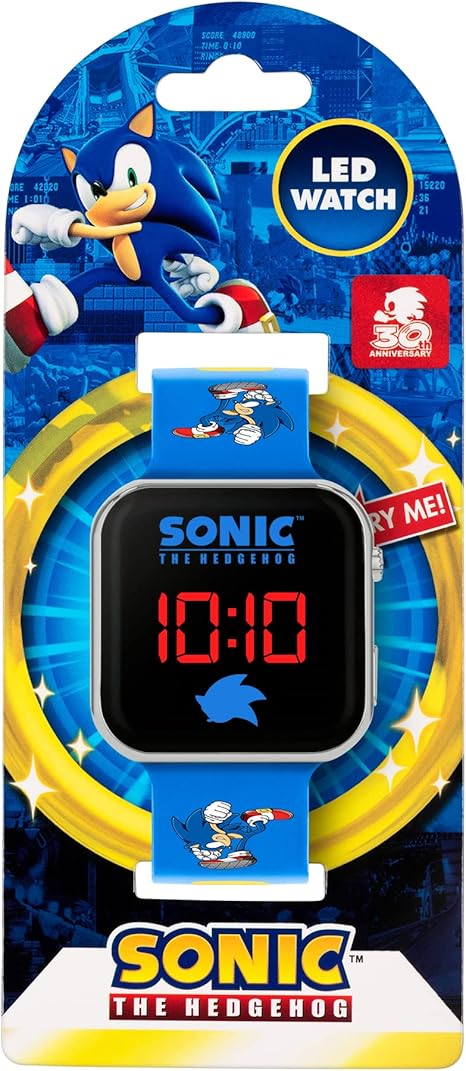Reloj Sonic Digital Infantil Pantalla Led