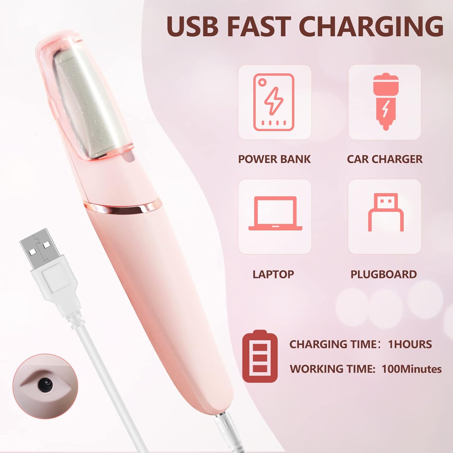 Removedor De Callos Recargable 16 En 1