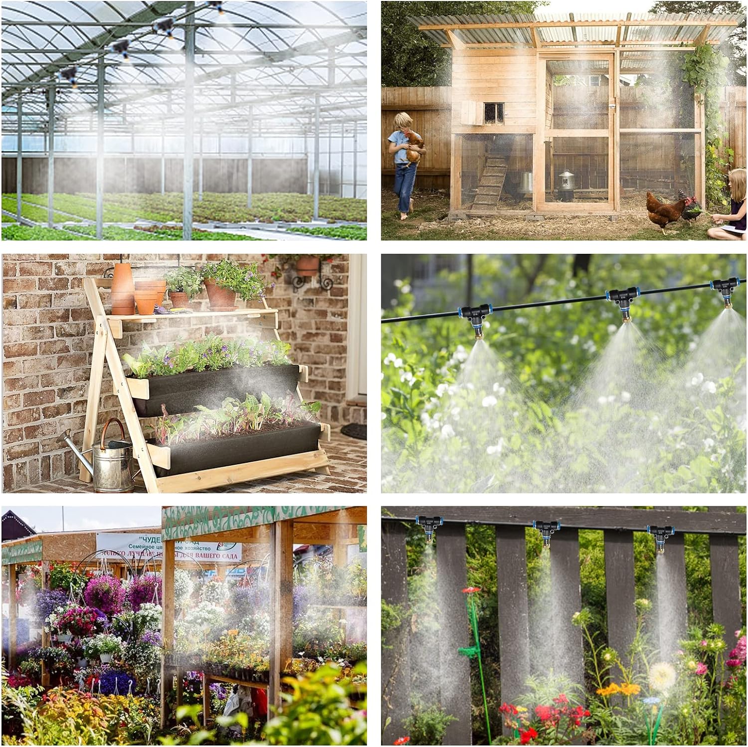 Sistema De Riego Completo Roció Jardín Y Patio