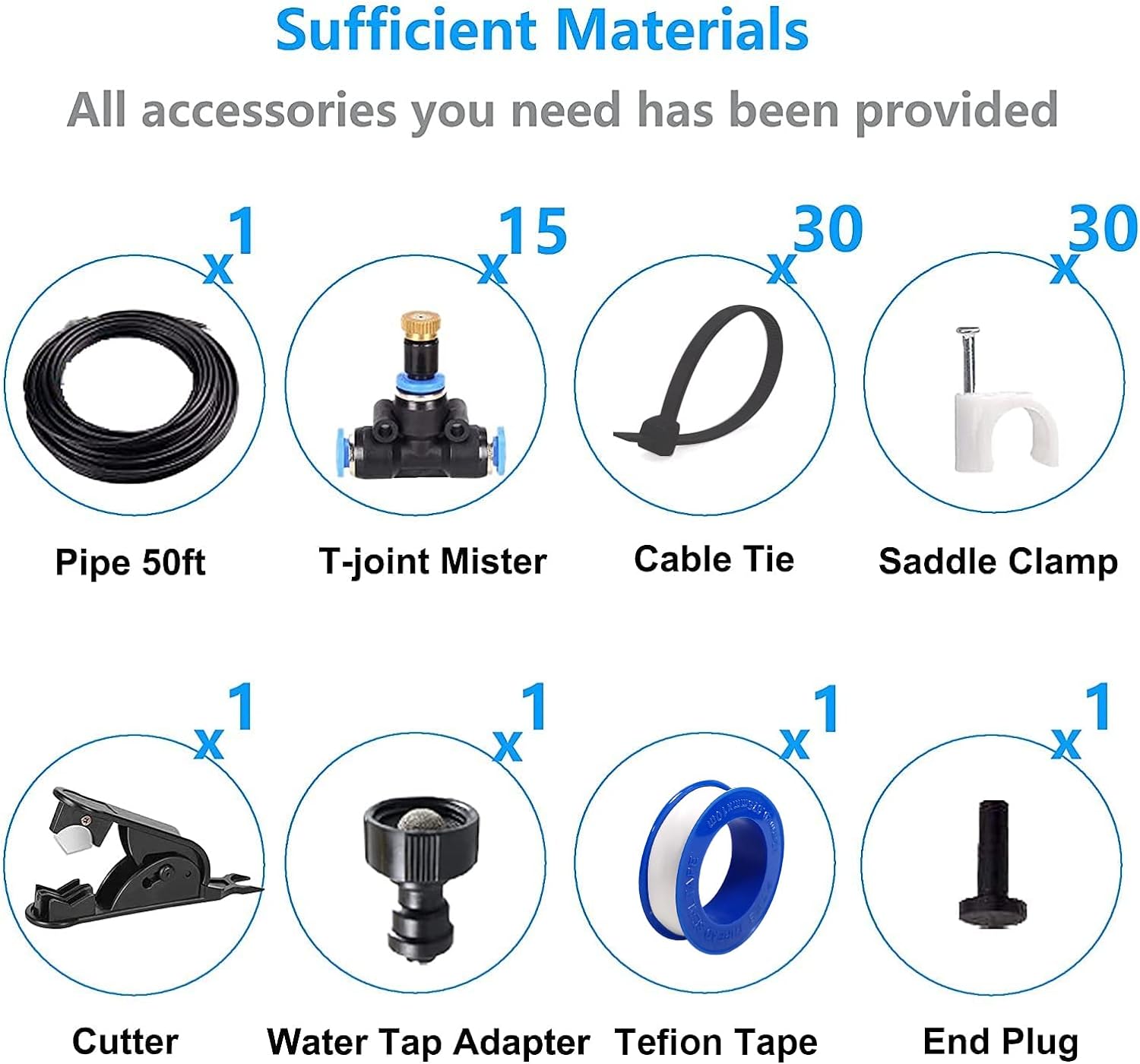 Sistema De Riego Completo Roció Jardín Y Patio