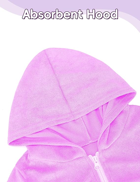 Poncho De Baño Infantil Con Proteccion Uv