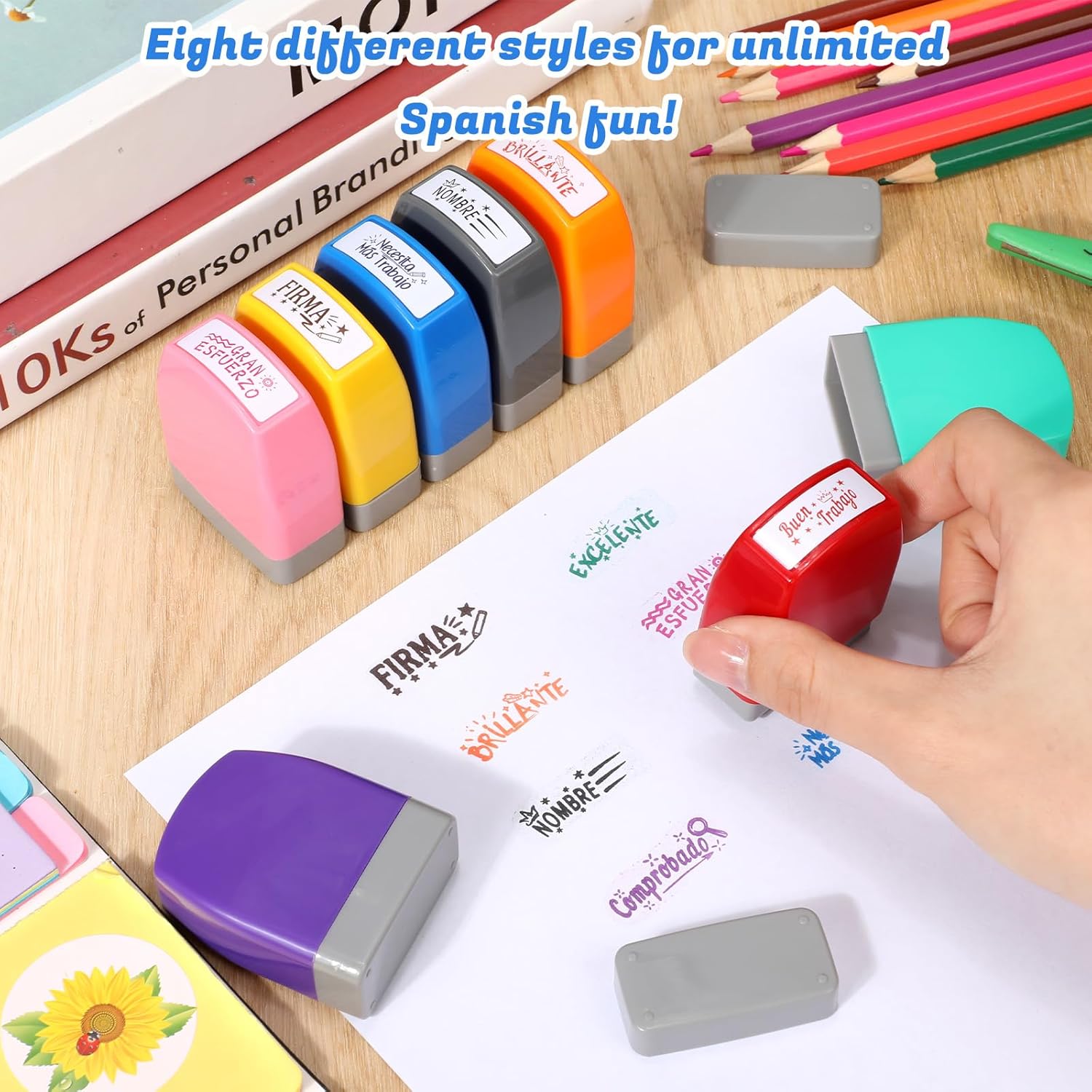 8 Sellos Motivacionales En Español Profesores