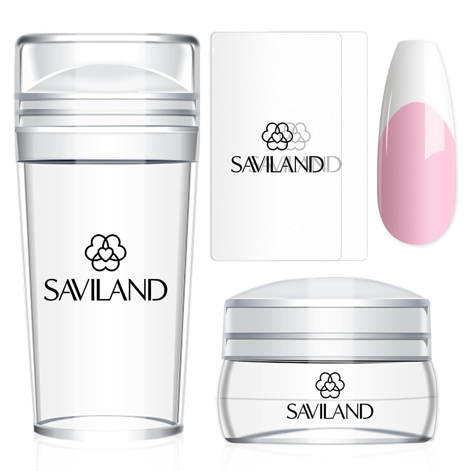 Sello De Uñas De Silicona Transparente En Kit