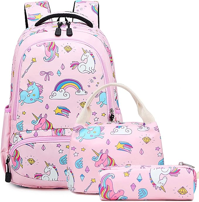Mochila Unicornio Set Completo Con Lunchera