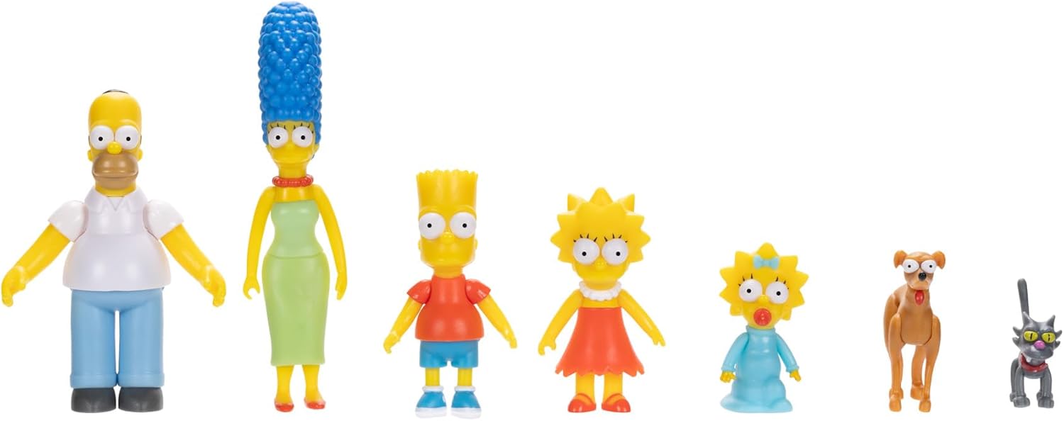 Los Simpsons Family Pack De 7 Figuras A Escala