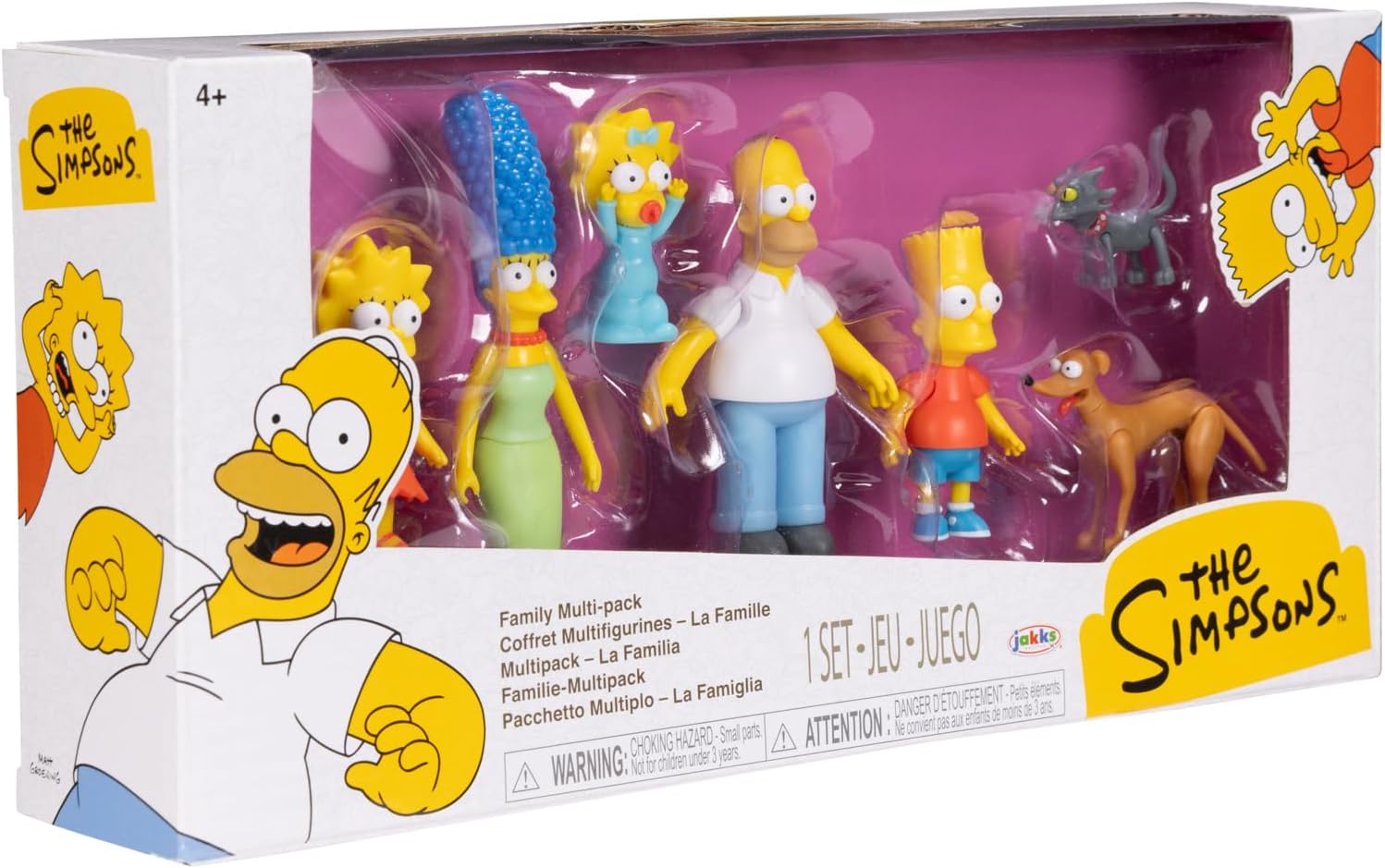 Los Simpsons Family Pack De 7 Figuras A Escala