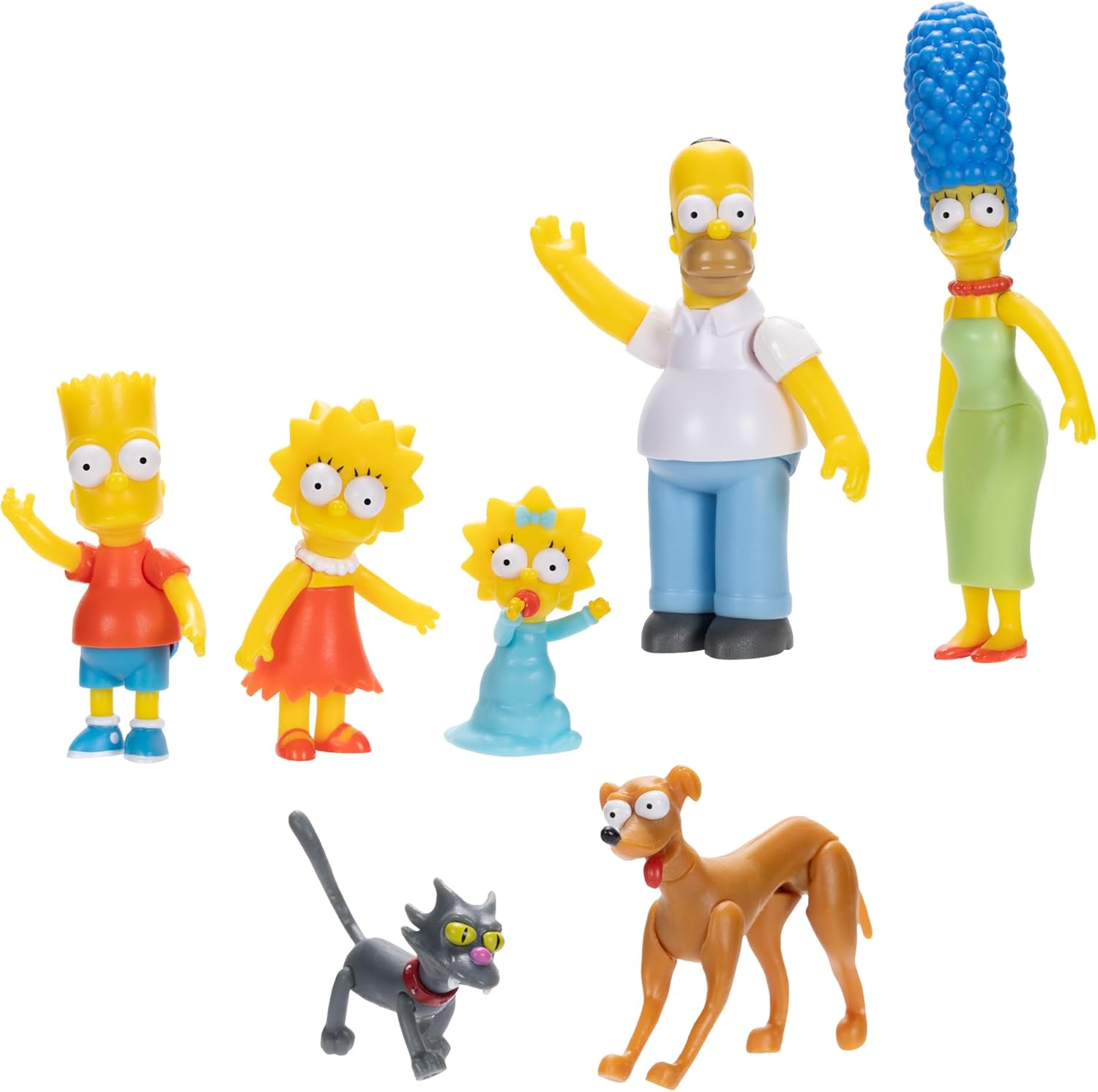 Los Simpsons Family Pack De 7 Figuras A Escala