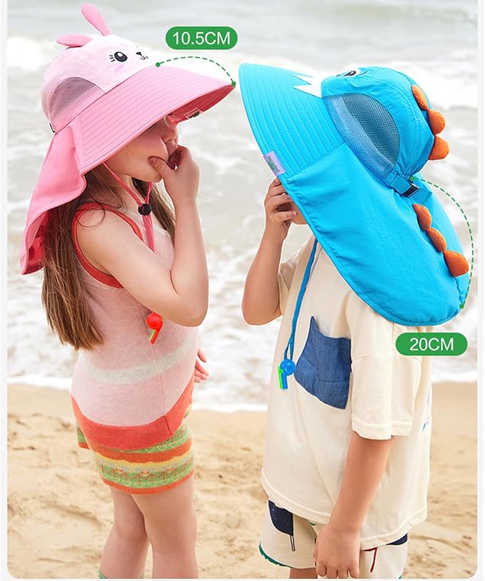 Gorra Infantil con chifle y lentes Para Niñas Upf 50