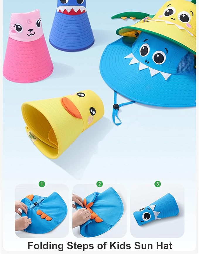 Gorra Infantil con chifle y lentes Para Niñas Upf 50