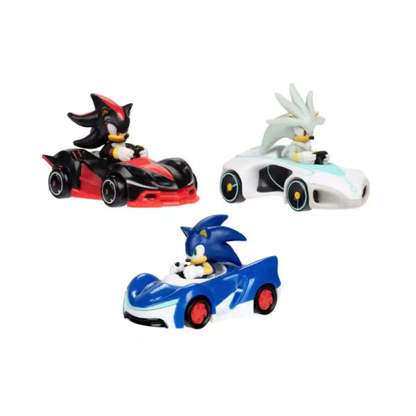 Sonic Vehículos pack x3 fundidos a presión 1:64 Teletiendauy