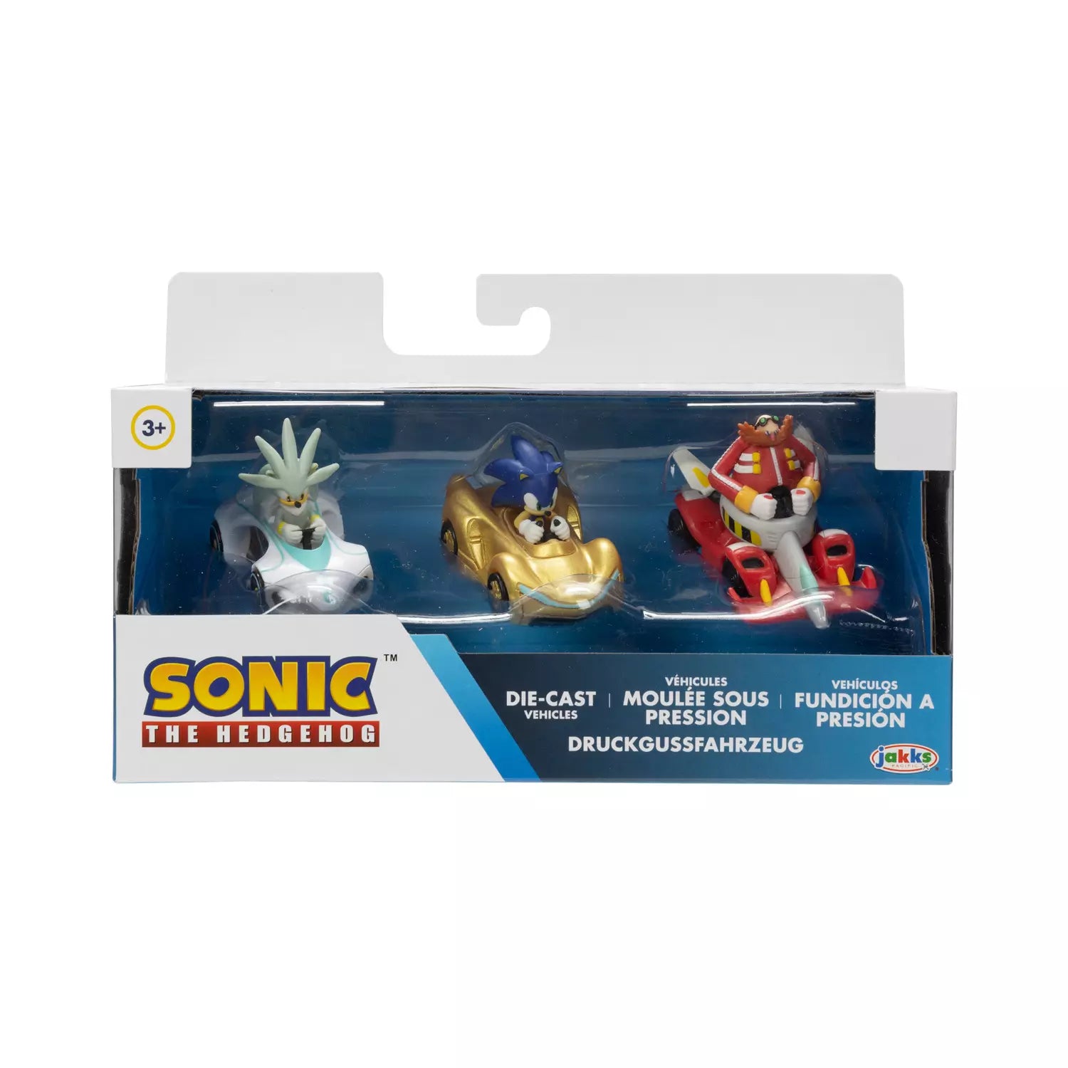 Sonic Vehículos pack x3 fundidos a presión 1:64 Teletiendauy