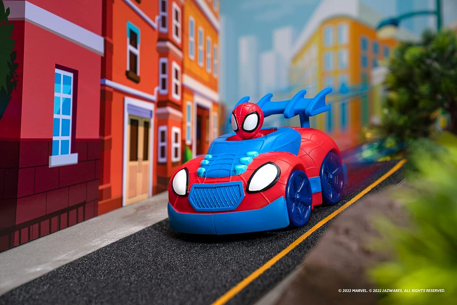 Spidey Auto Moto Y Figura 3en 1 Marvel Original