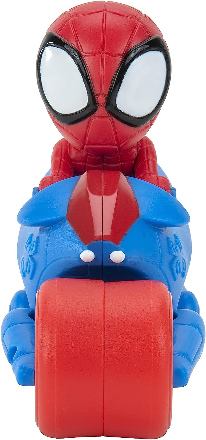 Spidey Auto Moto Y Figura 3en 1 Marvel Original