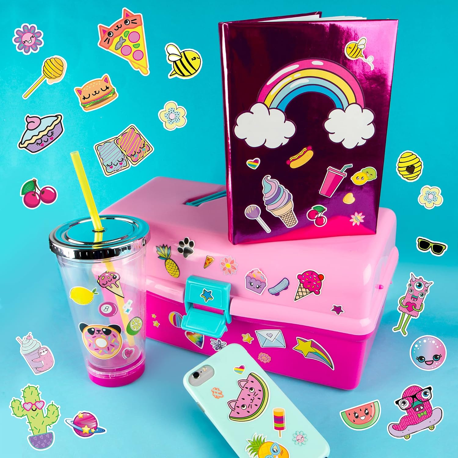 1000 Stickers Surtidos Y Divertidos Para Niños