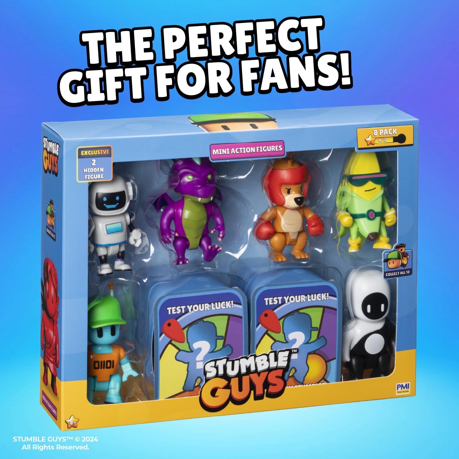 Stumble Guys Mini Figuras De Acción Pack X8