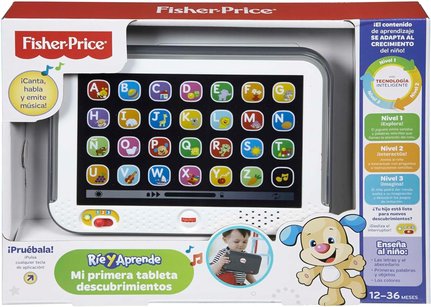 Tablet Fisher Price Ríe y Aprende Luces Y Sonidos