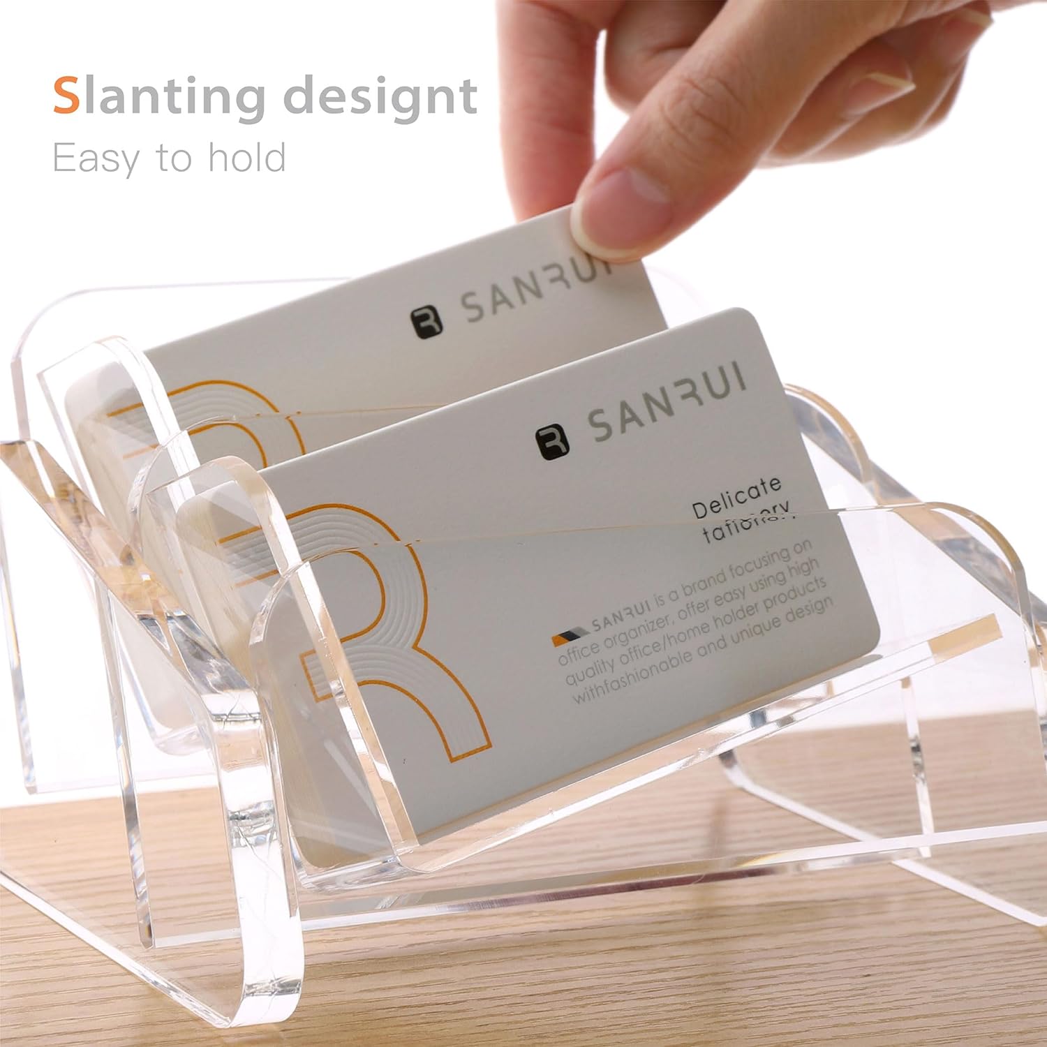 Soporte Para Tarjetas Personales De Escritorio