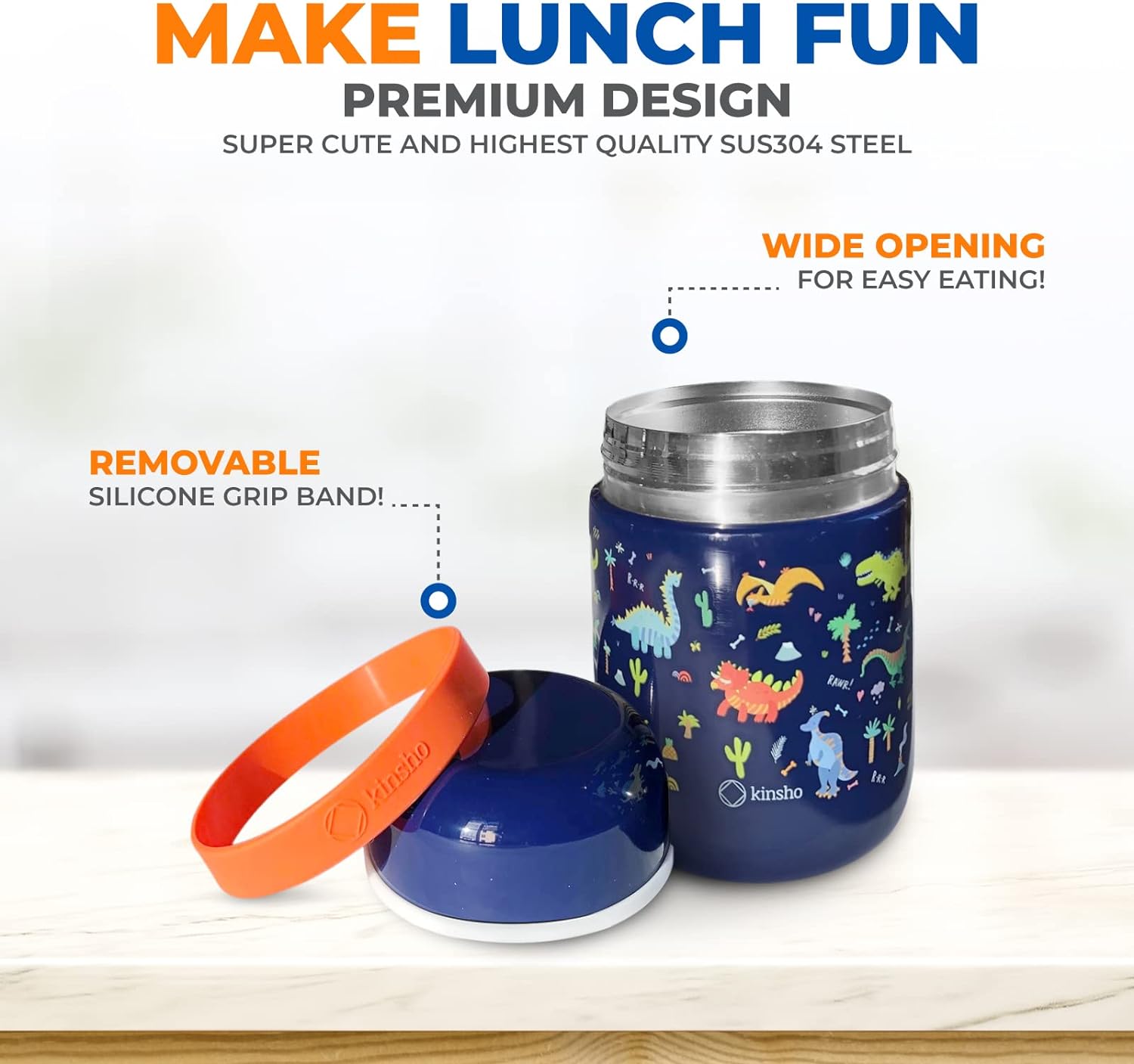 Termo contenedor Para Comida Caliente Acero Inoxidable