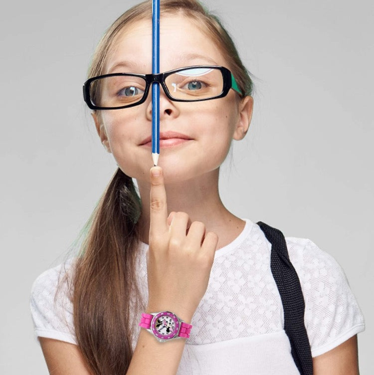 Reloj Minnie y Mickey Mouse