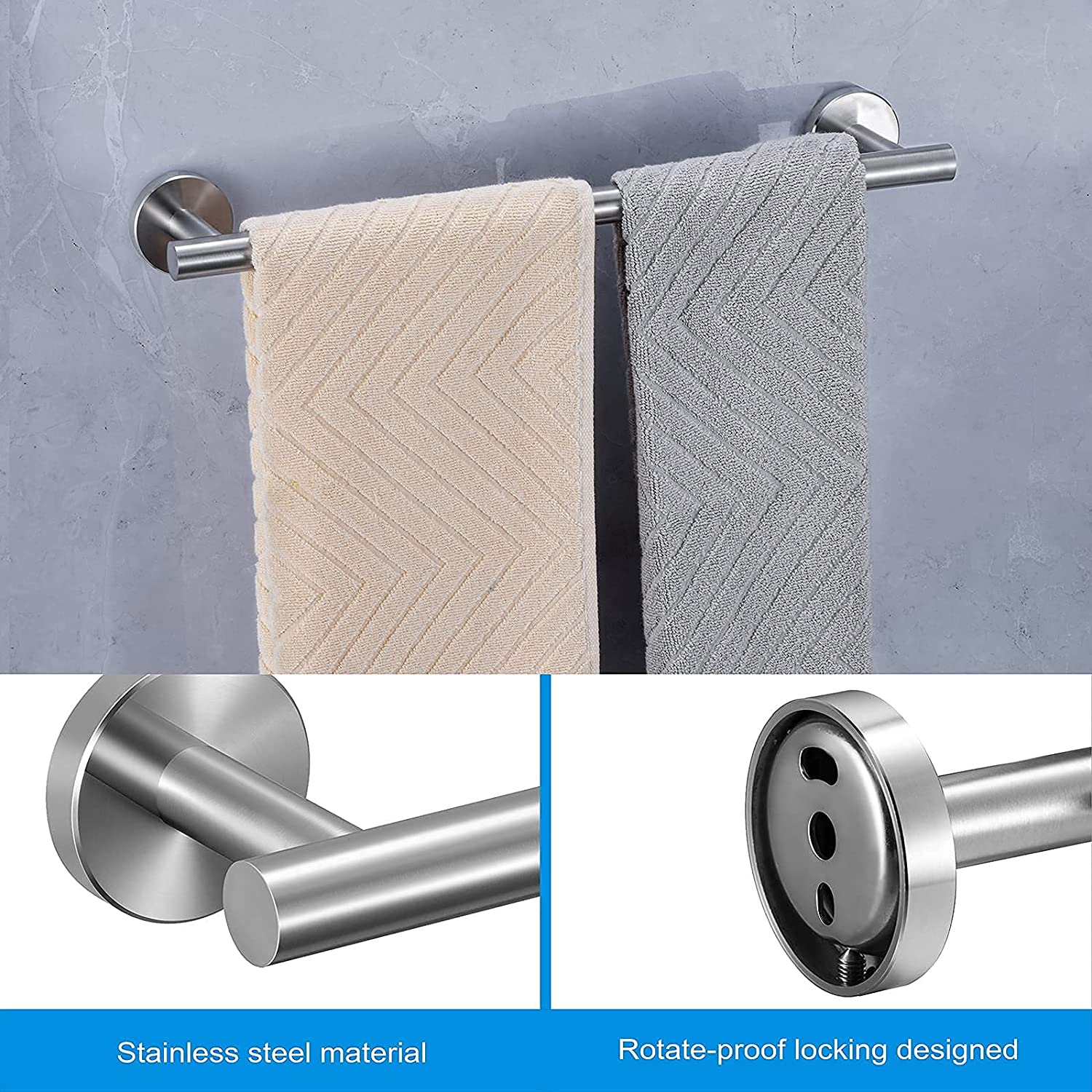 Juego De Accesorios De Baño De 5 Piezas